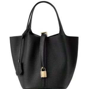 Elegant Black Tote Bag